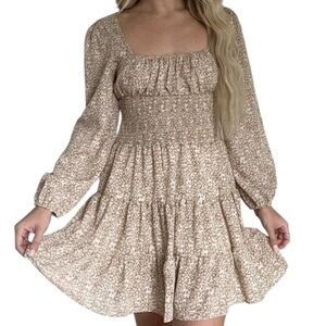 Princess Polly Tiered Devante Dress Women’s Size 6 Cottagecore Coquette Babydoll